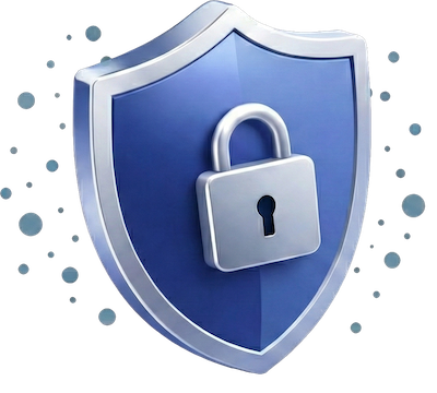 Escudo de seguridad y protección de datos